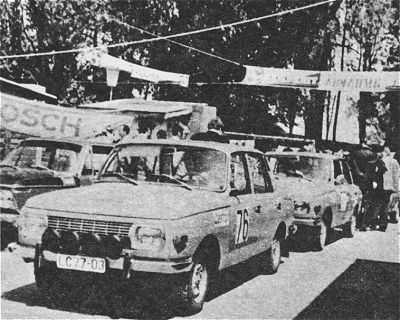Pejmka na Semperit rallye 1970