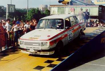 J.Rajchman na startu Barum Rallye 1988