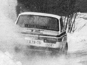 Eberhard Uth na Rallye Sojuz 1985
