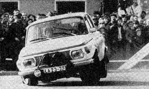 záběr z Rallye Wartburg 1981