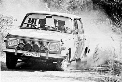 G. Gries na Rallye 1000 jezer 1970