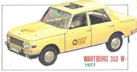 Wartburg 353 W, model 1977